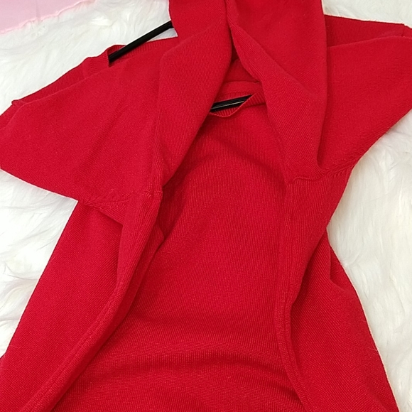 NWOT✨Kim Rogers Long-Sleeve Red Sweater Top sz L - Picture 6 of 8